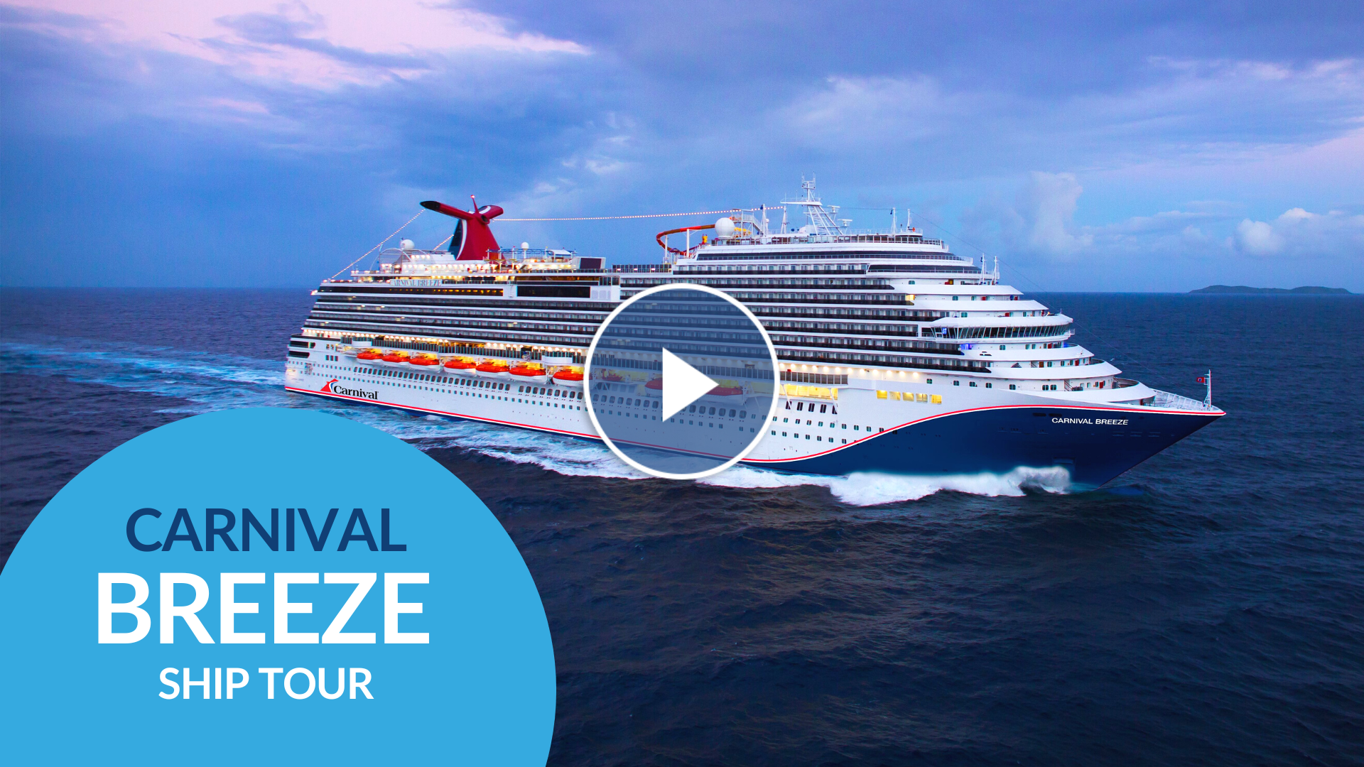 Carnival Cruise Line Breeze Ship Tour